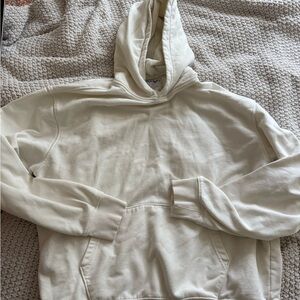 Old Navy Off-White Hoodie Sweater